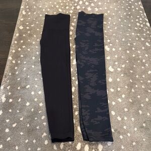 Lot of 2 Spanx Look at Me Now Leggings Size M